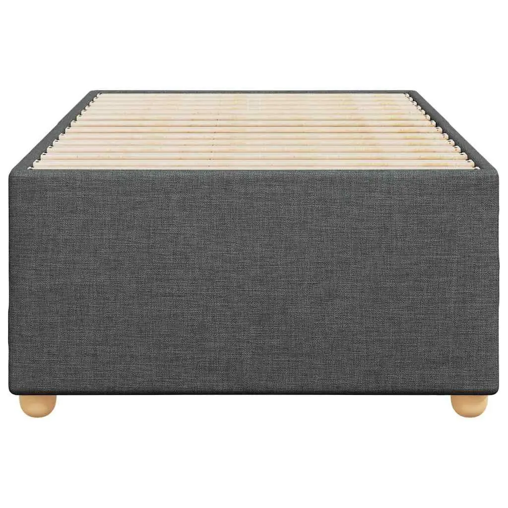 Grey Fabric Bed Frame 90x190 cm
