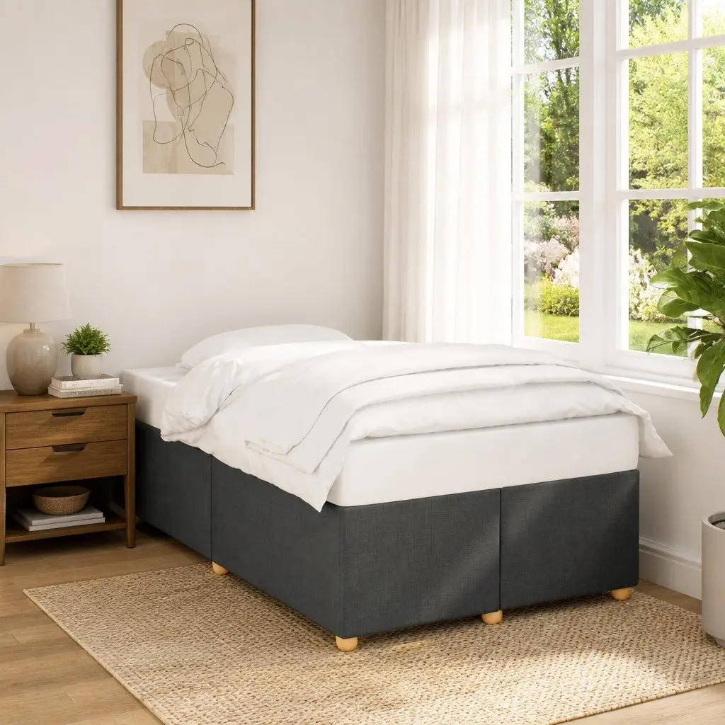 Grey Double Bed Frame