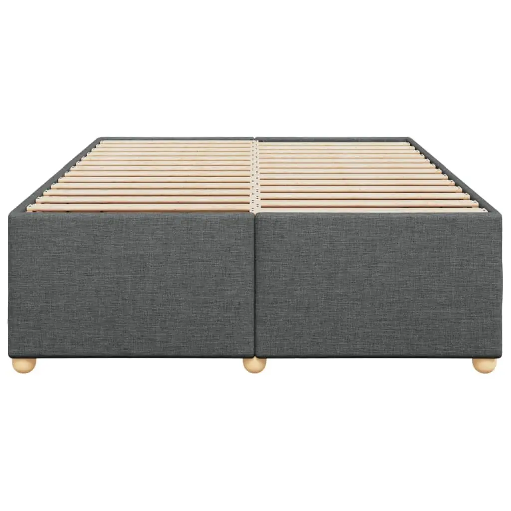 Grey Upholstered Queen Bed Frame for Comfort