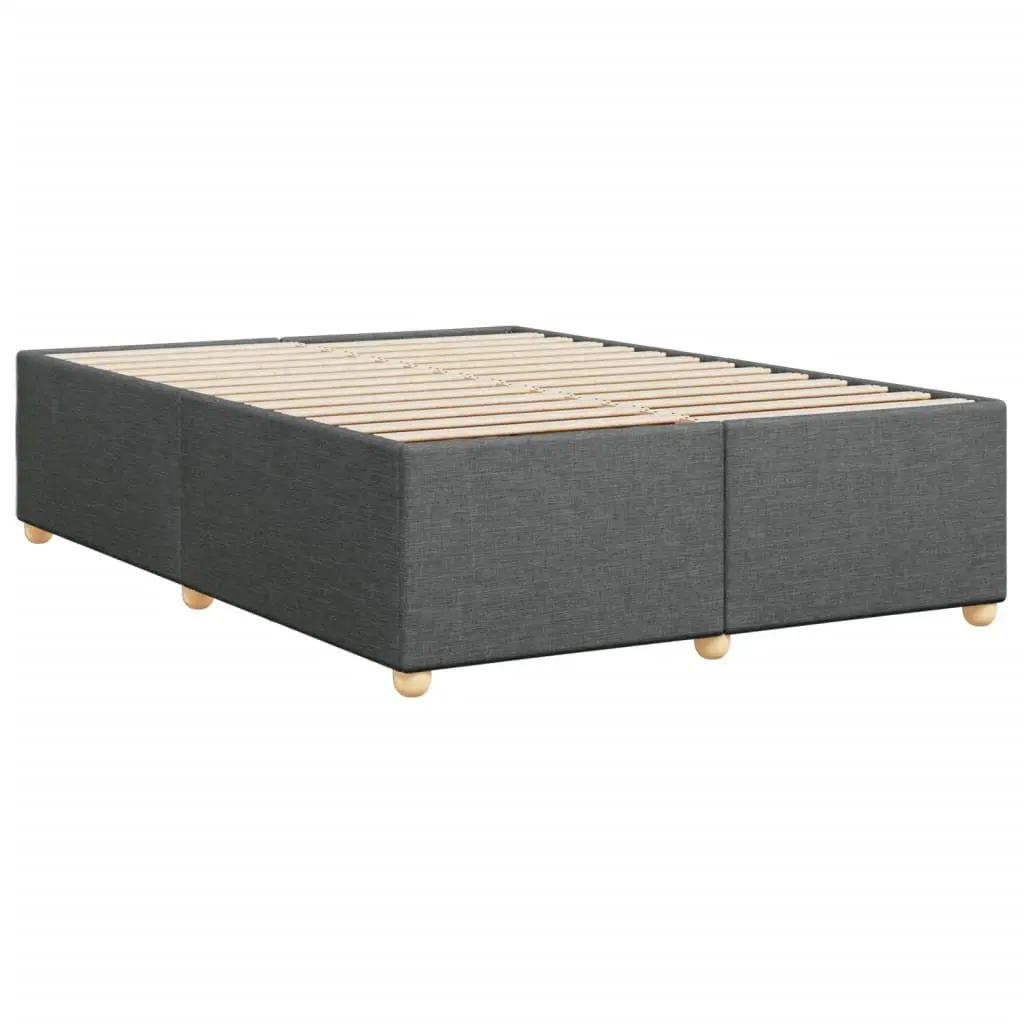 Grey Upholstered Queen Bed Frame for Comfort