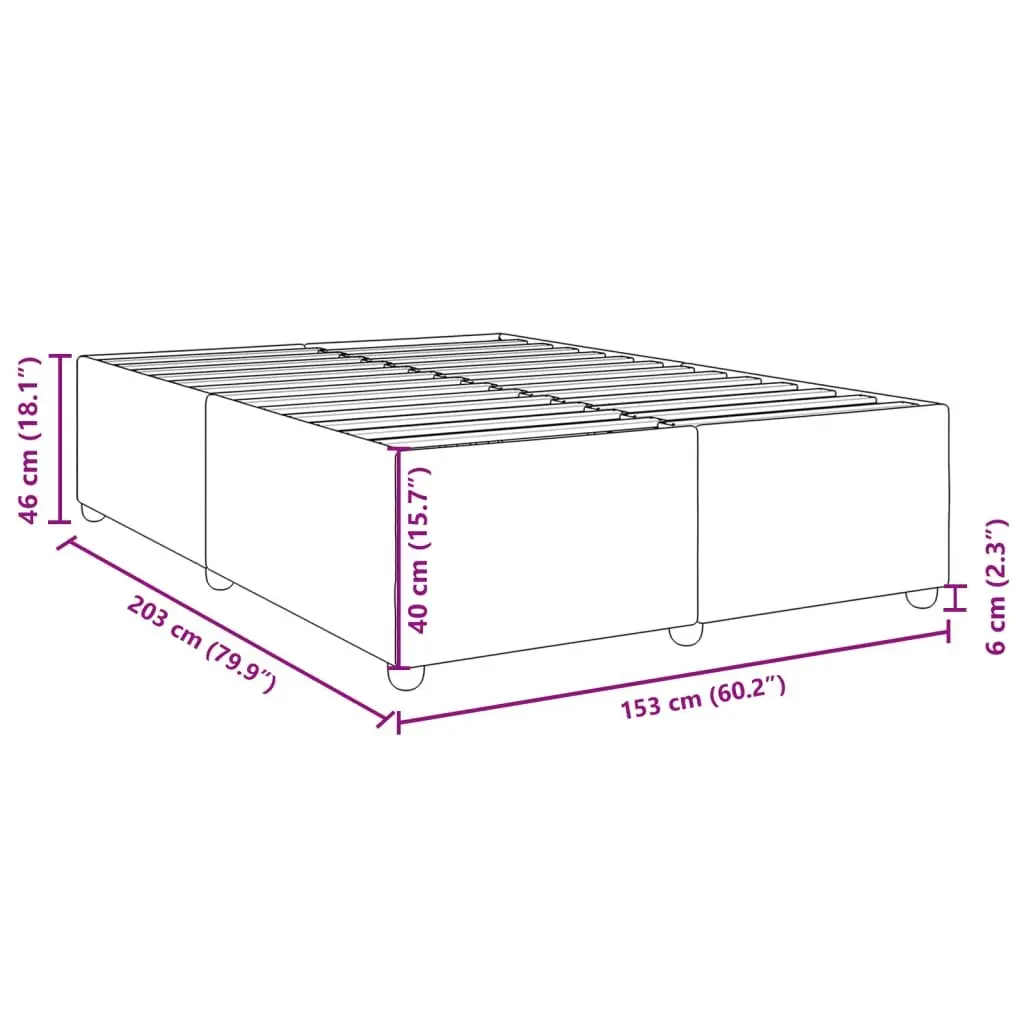 Grey Upholstered Queen Bed Frame for Comfort