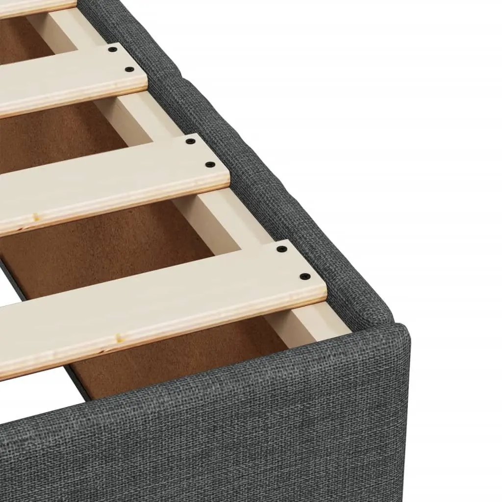Grey Fabric King Single Bed Frame for Comfort