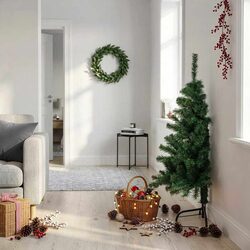 Versatile Green Half Christmas Tree 120cm for Your Home