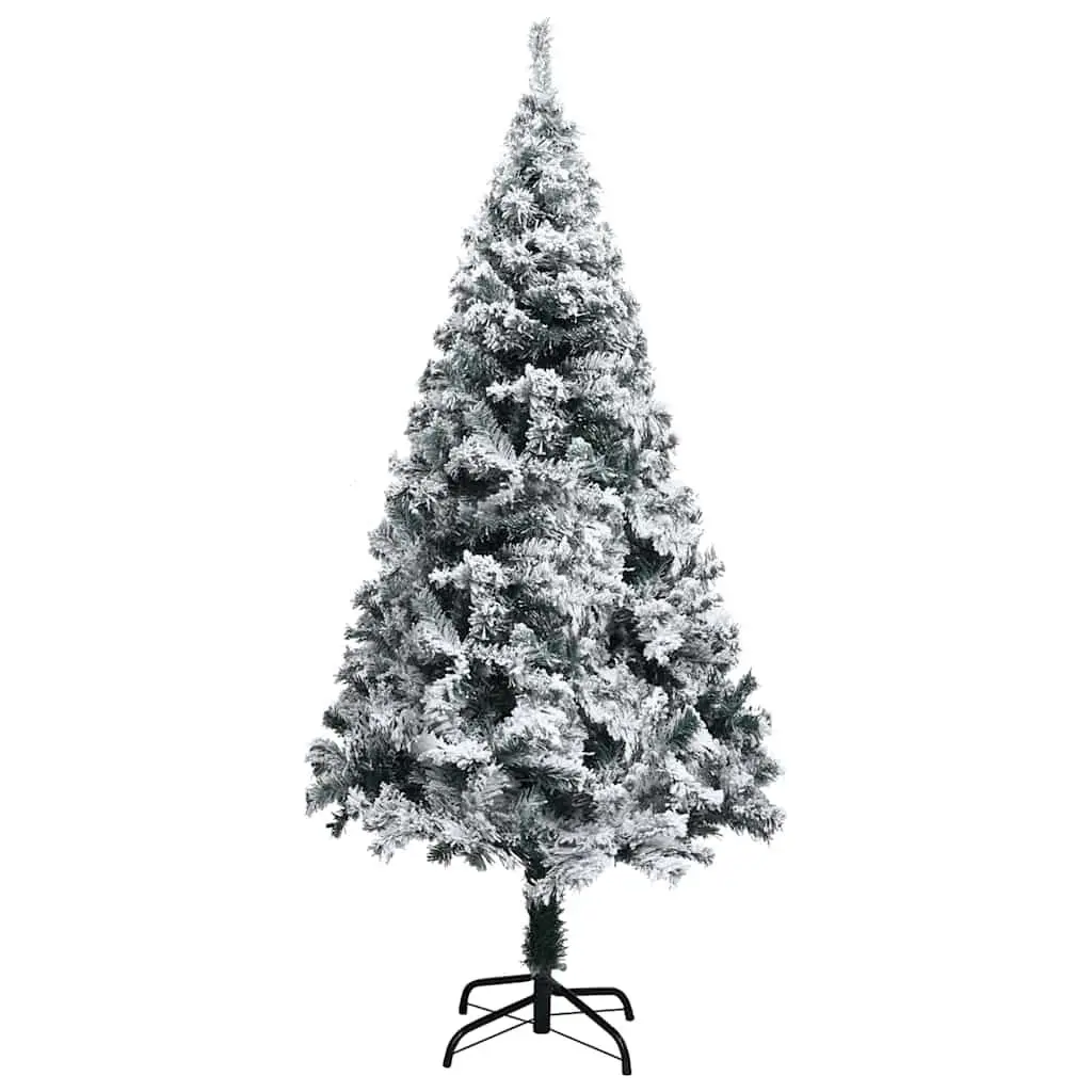 Artificial Christmas Tree 120cm Flocked Snow Green PVC Indoor Outdoor