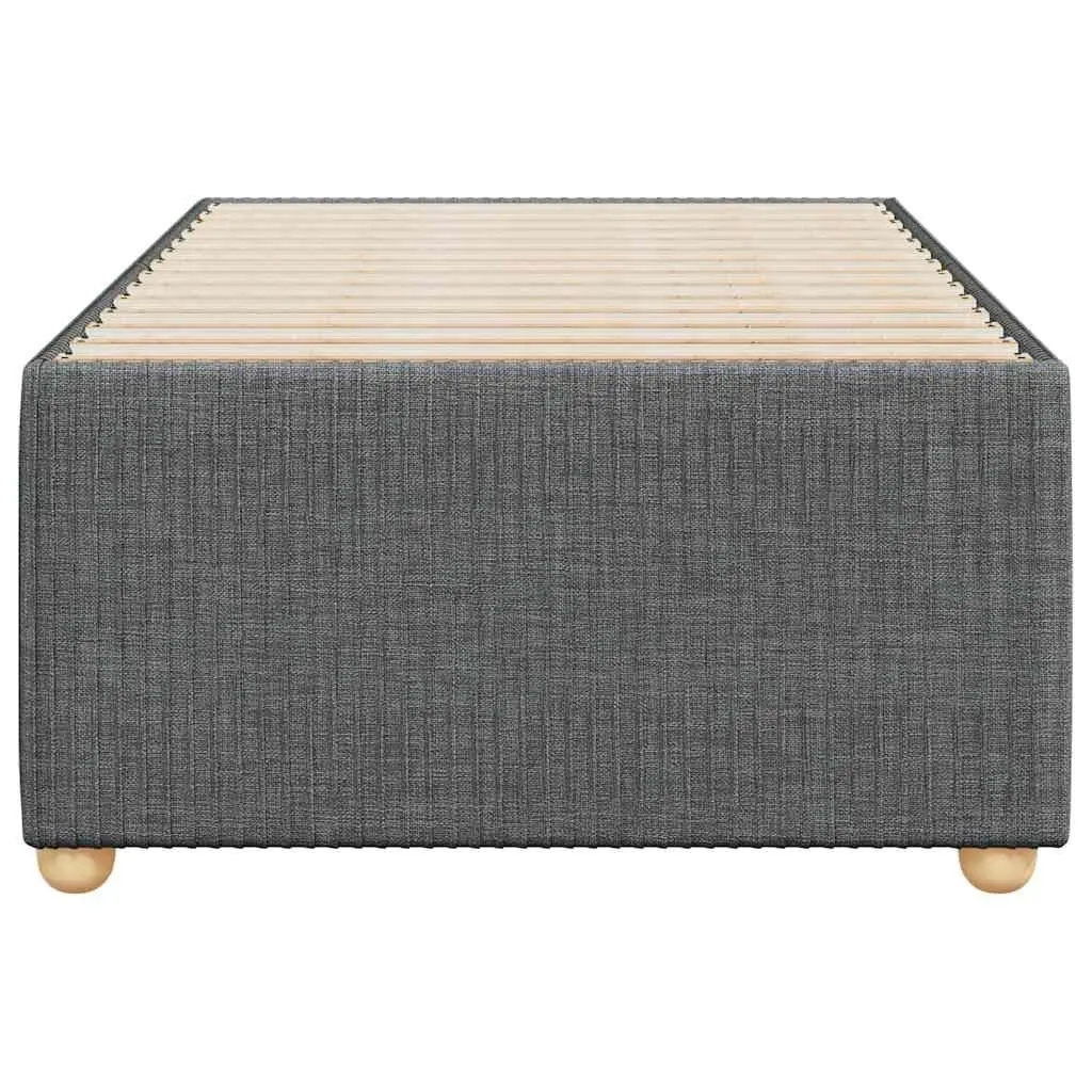 Grey Velvet Bed Frame 90x190 cm