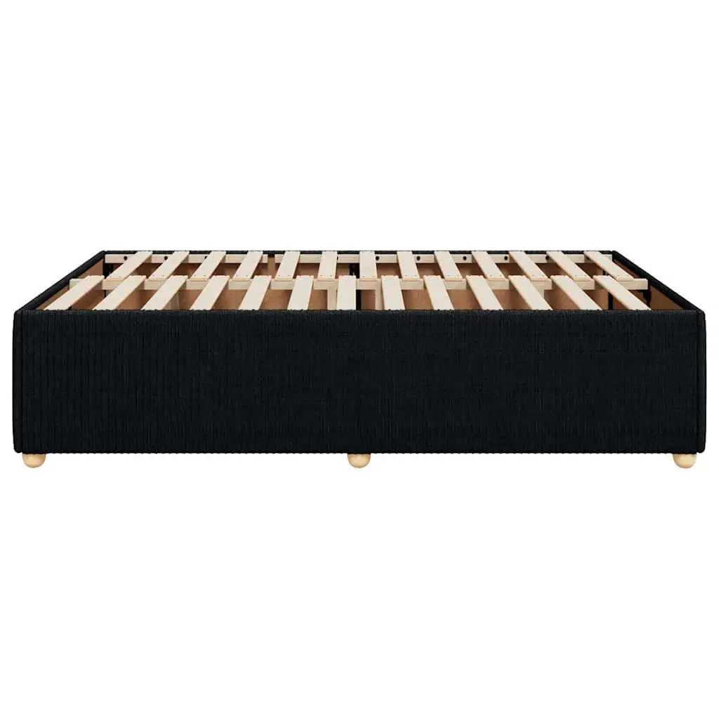 Black Velvet Double Bed Frame
