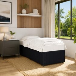Reliable Black Velvet Bed Frame, Perfect for Your Space