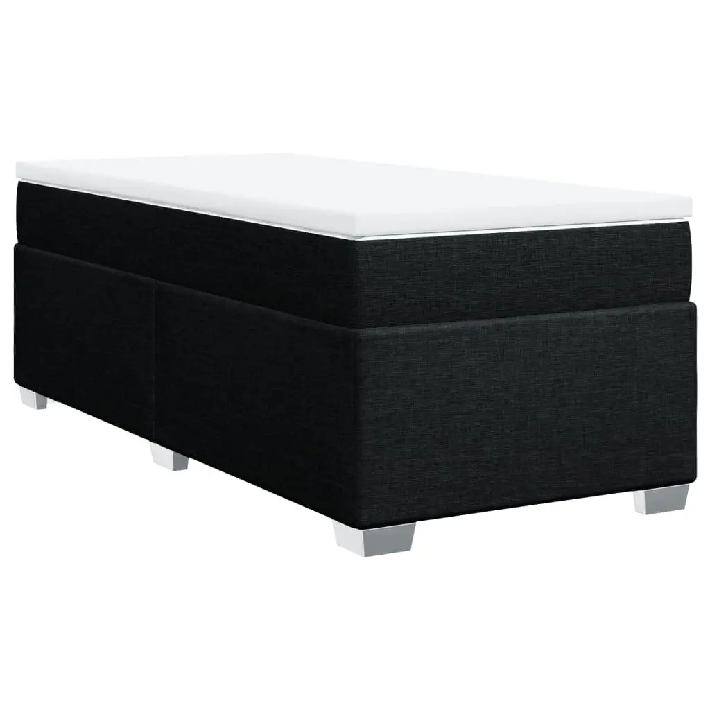 Box Spring Bed with Removable Topper Cover