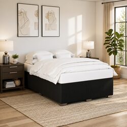 Comfort and Value: Queen Box Spring Bed Setup