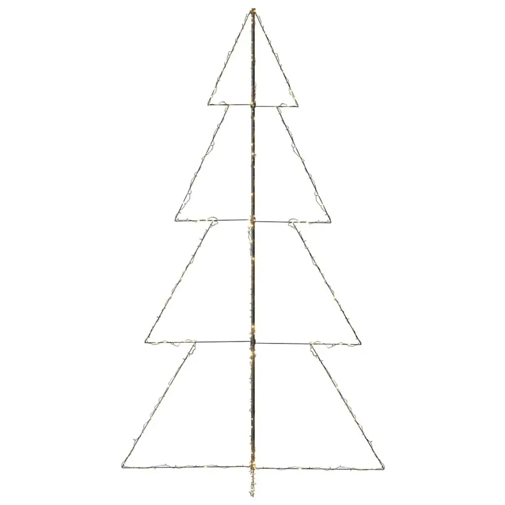 Christmas Cone Tree Indoor Outdoor Decoration 250cm White 360 LED Lights