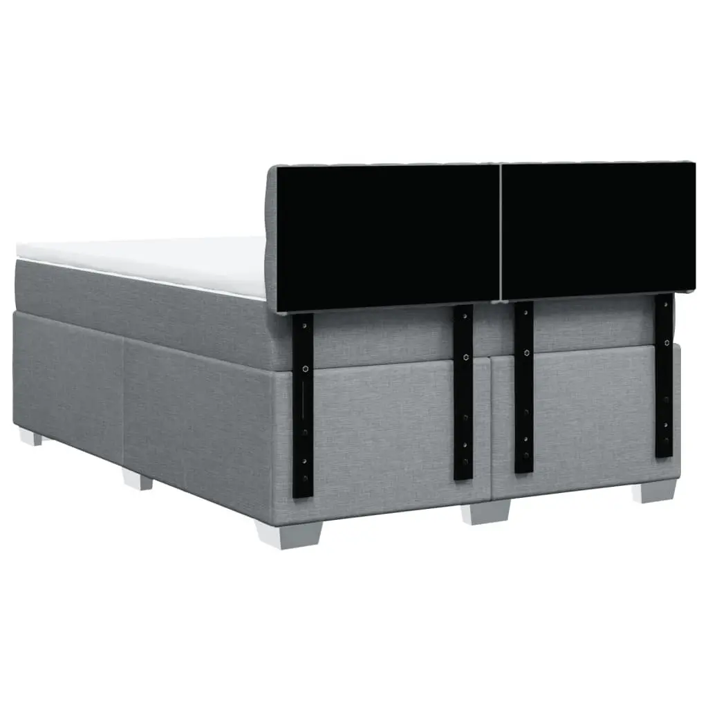 Queen Box Spring Bed with Pocket Mattress