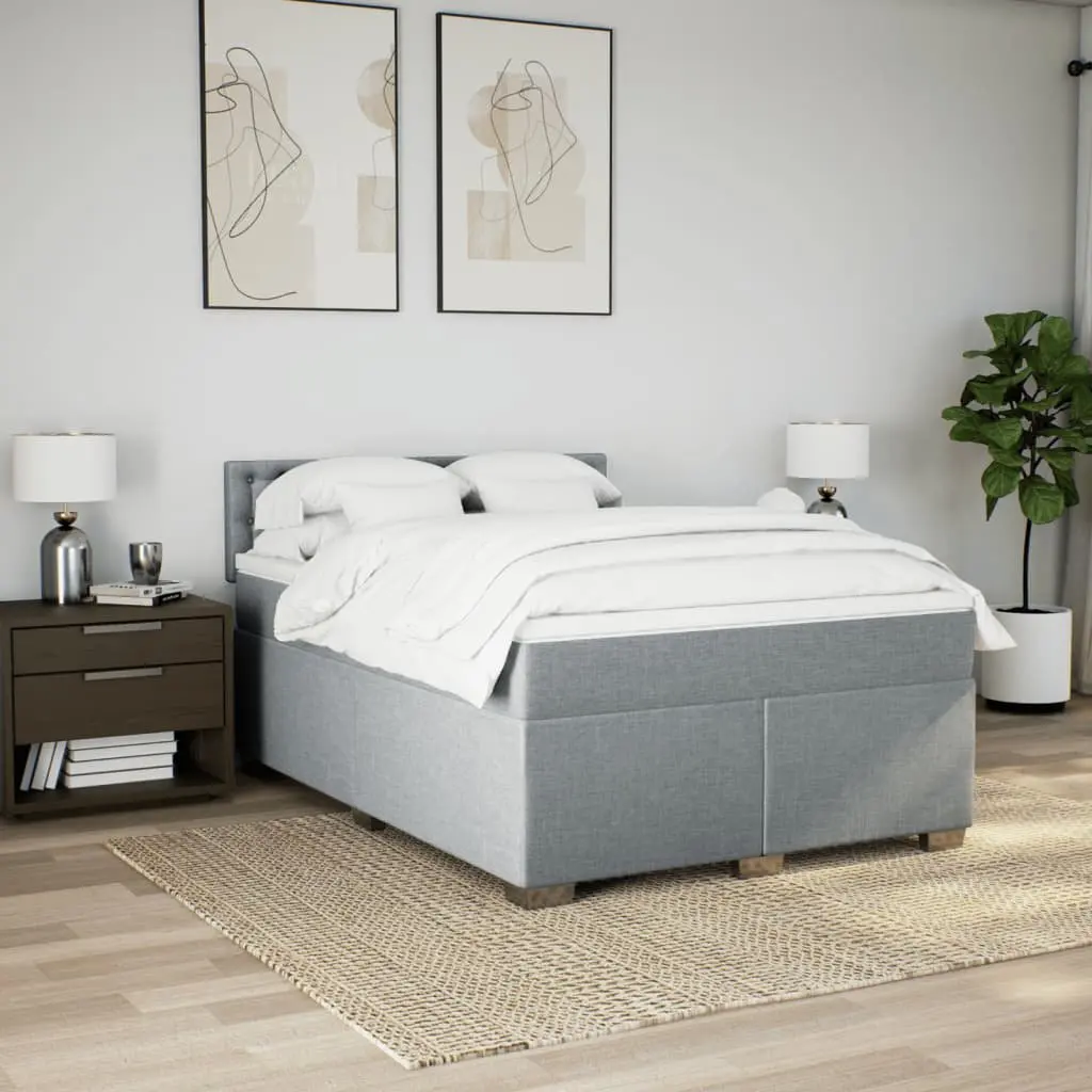Queen Box Spring Bed for Restful Sleep