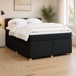 Cozy Double Box Spring Bed with Mattress for Value Sleep