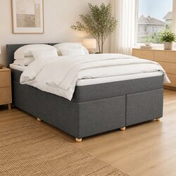 Comfortable Queen Box Spring Bed for Restful Sleep