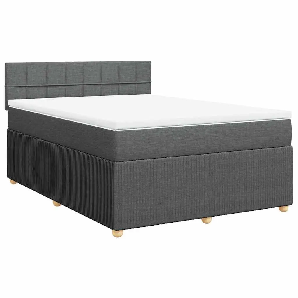 Queen Box Spring Bed with Pocket Mattress