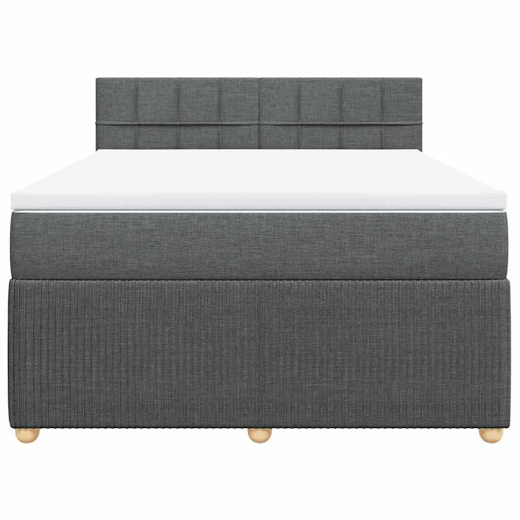 Queen Box Spring Bed with Pocket Mattress