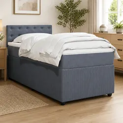 Comfort and Value in a King Single Velvet Box Spring Bed