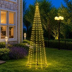 Reliable Christmas Cone Tree with Star Light