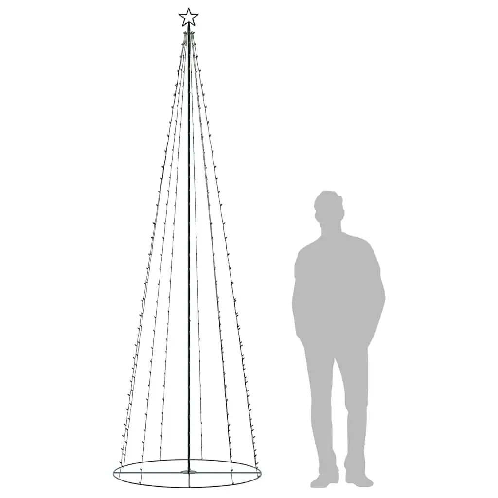 Christmas Cone Tree 300cm Warm White LED Indoor Outdoor Decoration