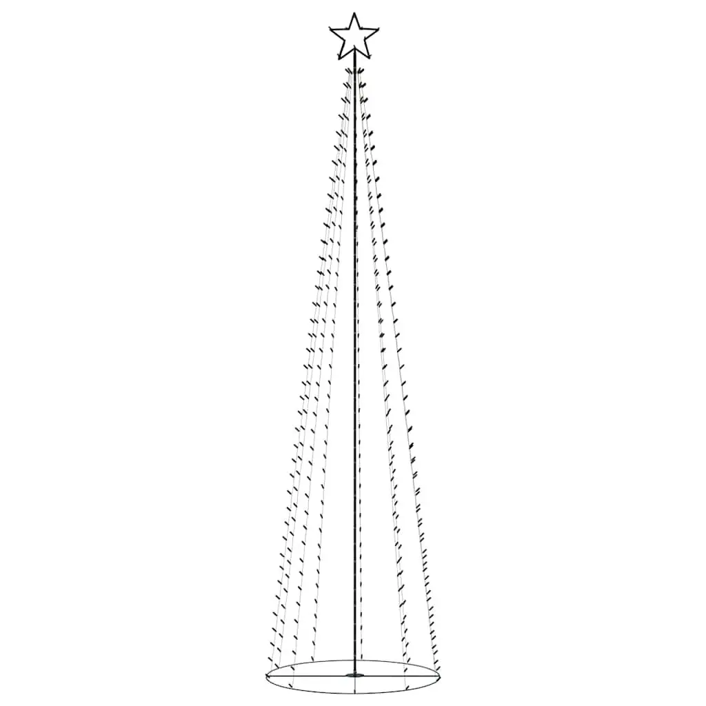 Cone Tree Christmas Decoration 400 Warm White LEDs 100cm Base 360cm Height Indoor Outdoor