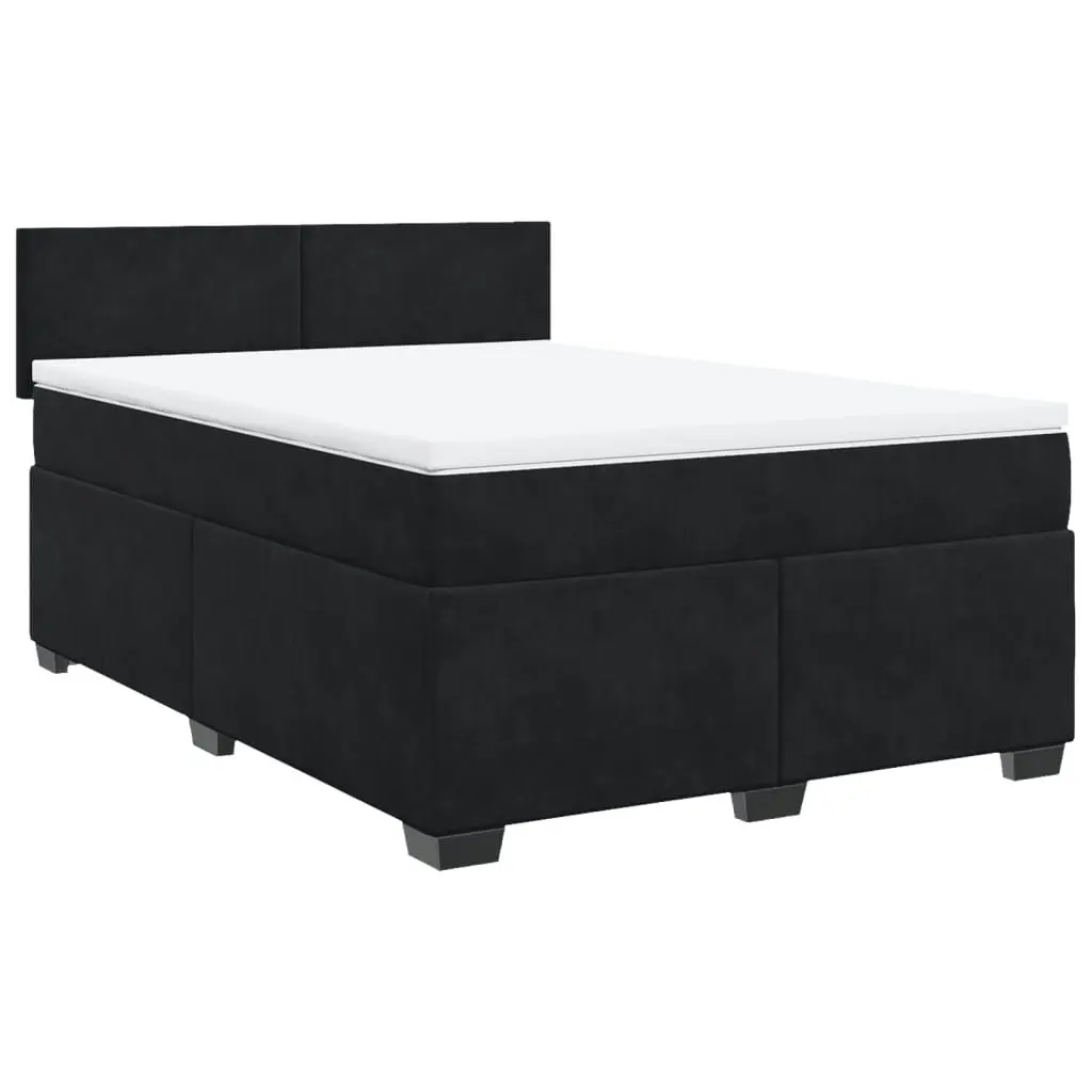 Queen Box Spring Bed with LED and Pocket Springs