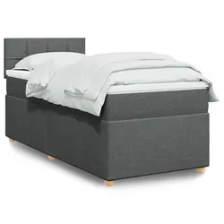 Comfortable Box Spring Bed with Practical Features & LED Lights