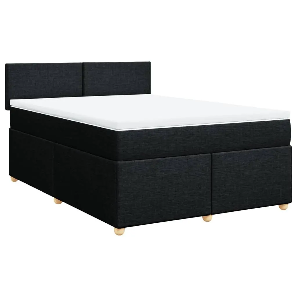 Double Box Spring Bed with Adjustable Lights