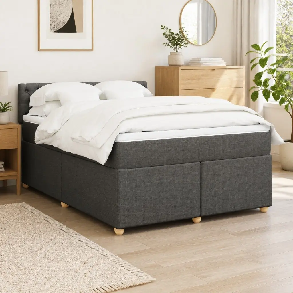 Queen Size Bed with Pocket Spring Mattress