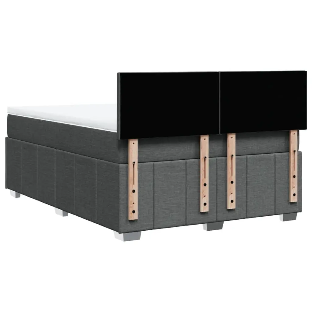 Queen Box Spring Bed with Adjustable Lighting
