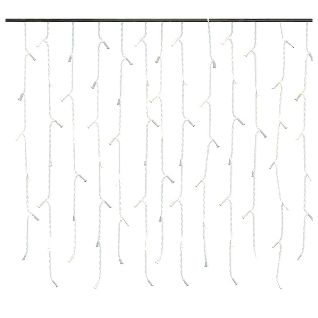 LED Curtain Icicle Lights 10m Cold White Decorative Lighting
