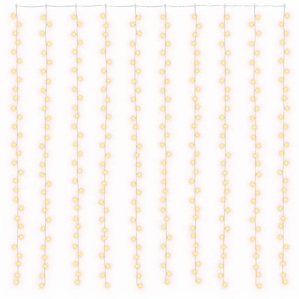 LED Curtain Lights 3x3m with 300 LEDs and 8 Effects