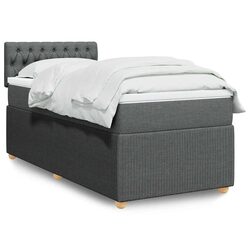 Comfortable King Single Box Spring Bed with LED Control