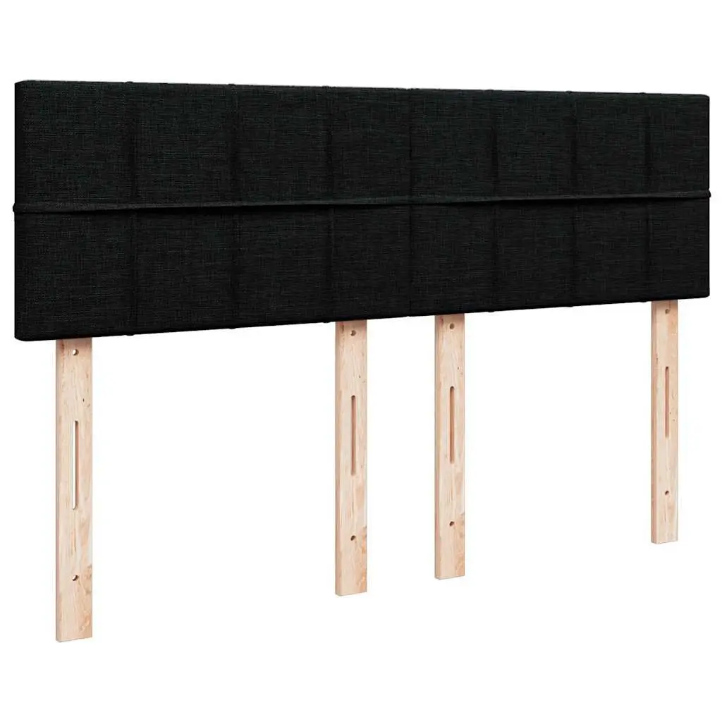 Box Spring Bed Pocket Mattress Dark Grey