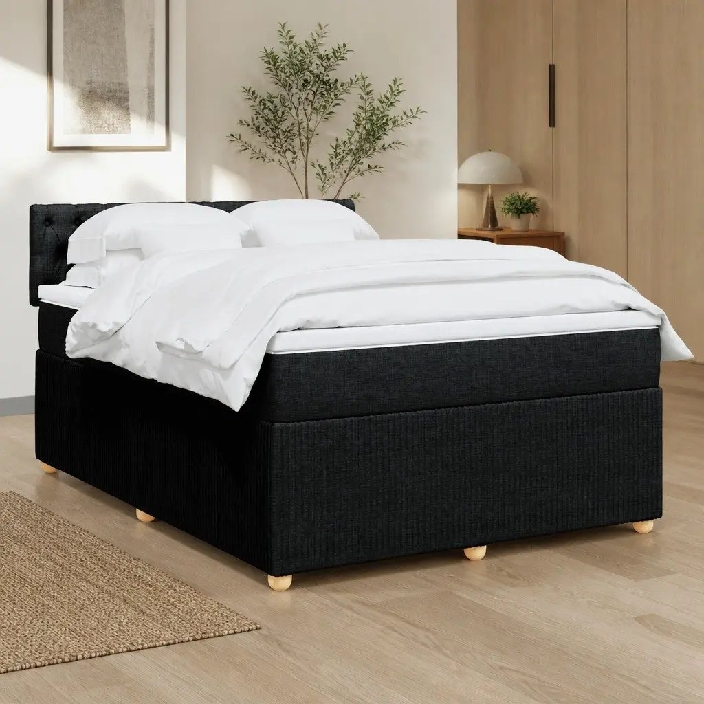 Double Box Spring Bed with Pocket Spring Mattress