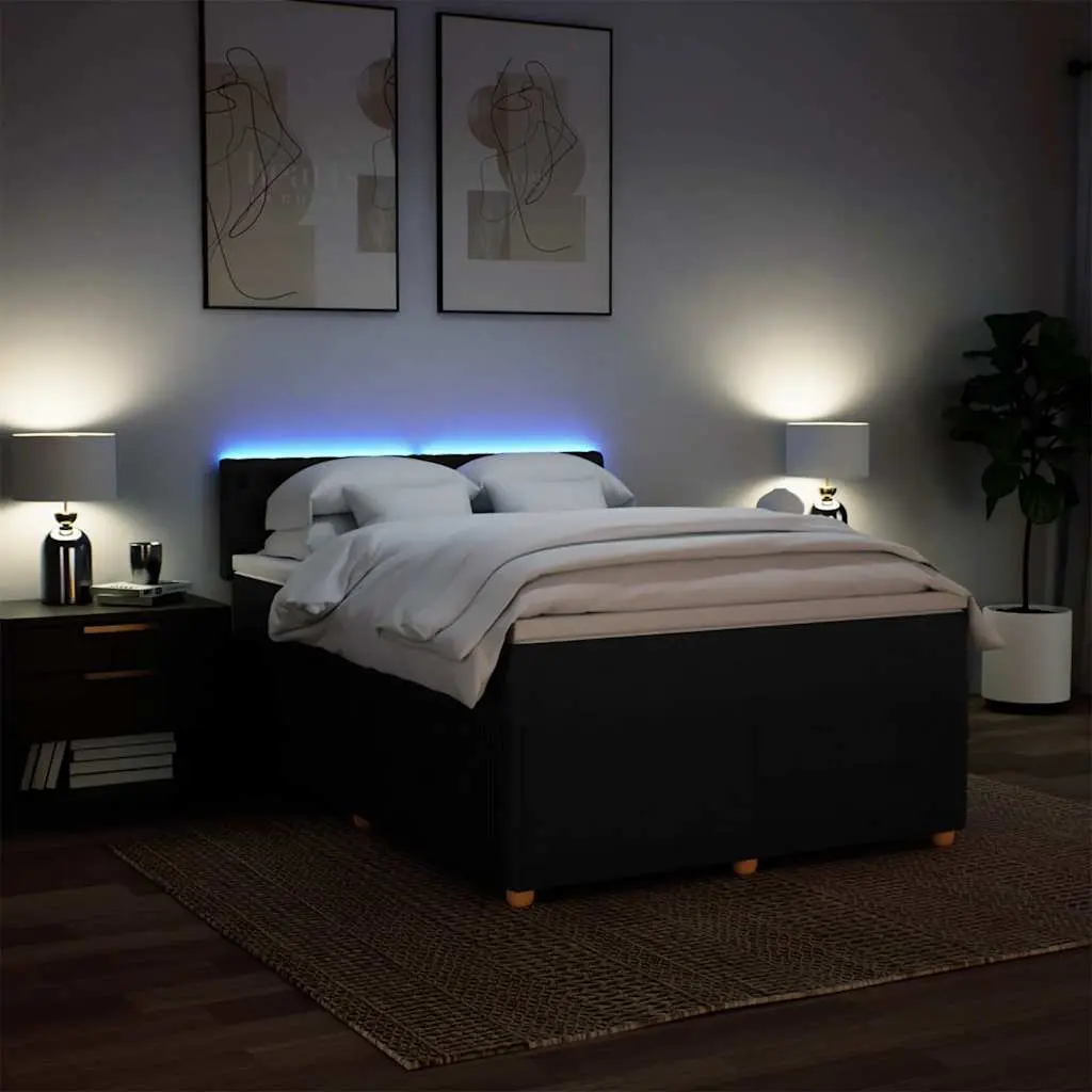 Double Box Spring Bed with Pocket Spring Mattress