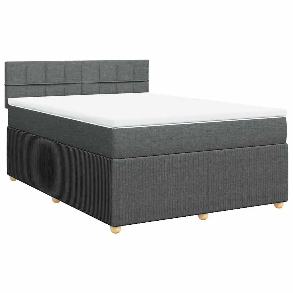 Queen Box Spring Bed with LED Ambiance
