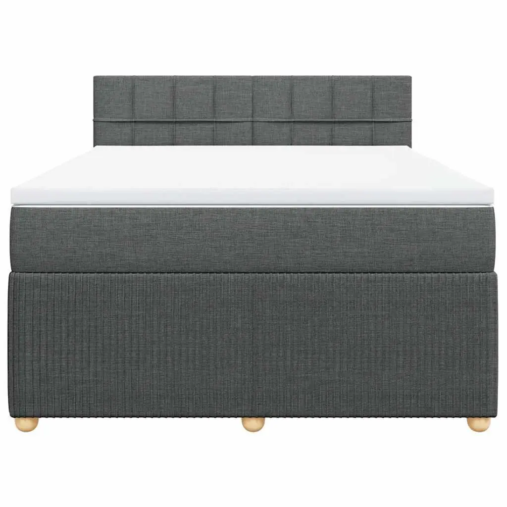 Queen Box Spring Bed with LED Ambiance