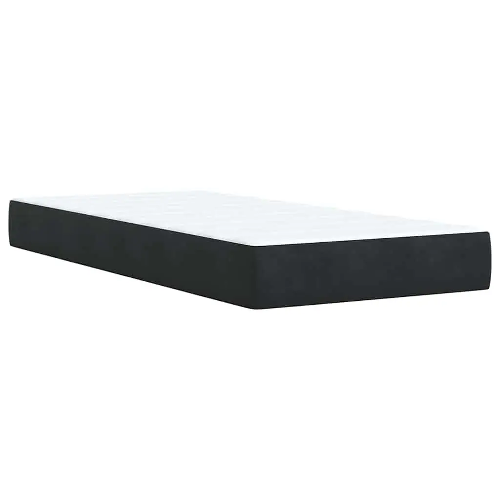 Box Spring Bed Pocket Spring Mattress King Single Velvet Grey