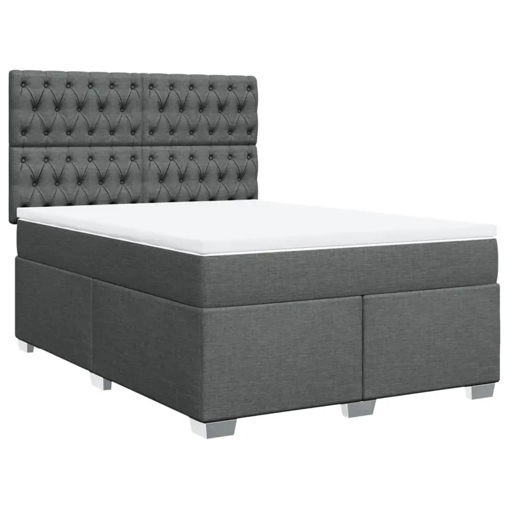 Queen Box Spring Bed with Easy Maintenance Mattress