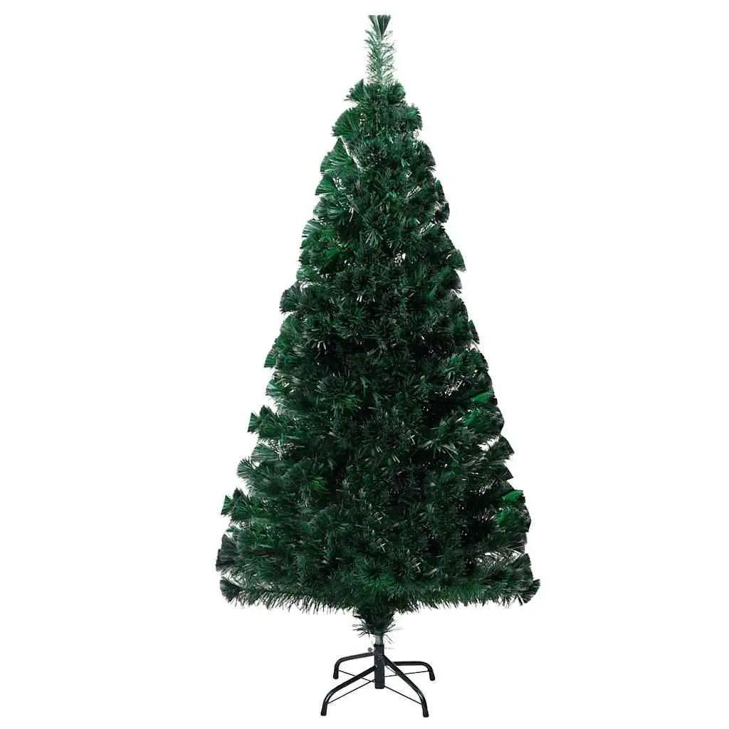 Artificial Christmas Tree 150cm Green Fibre Optic Lights