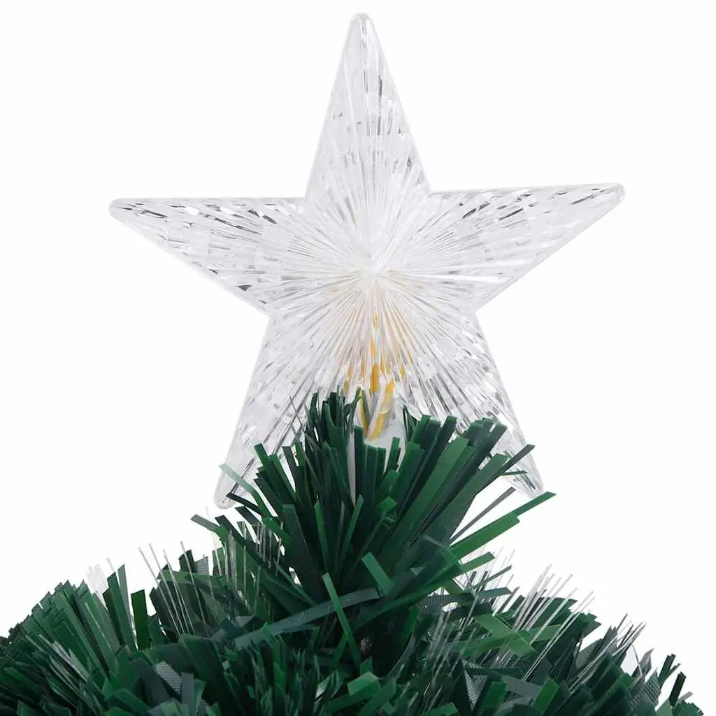 Pre-lit Christmas Tree 64cm Green Artificial with LED Star Top