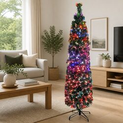 Warm Your Home with a 240cm Fibre Optic Christmas Tree