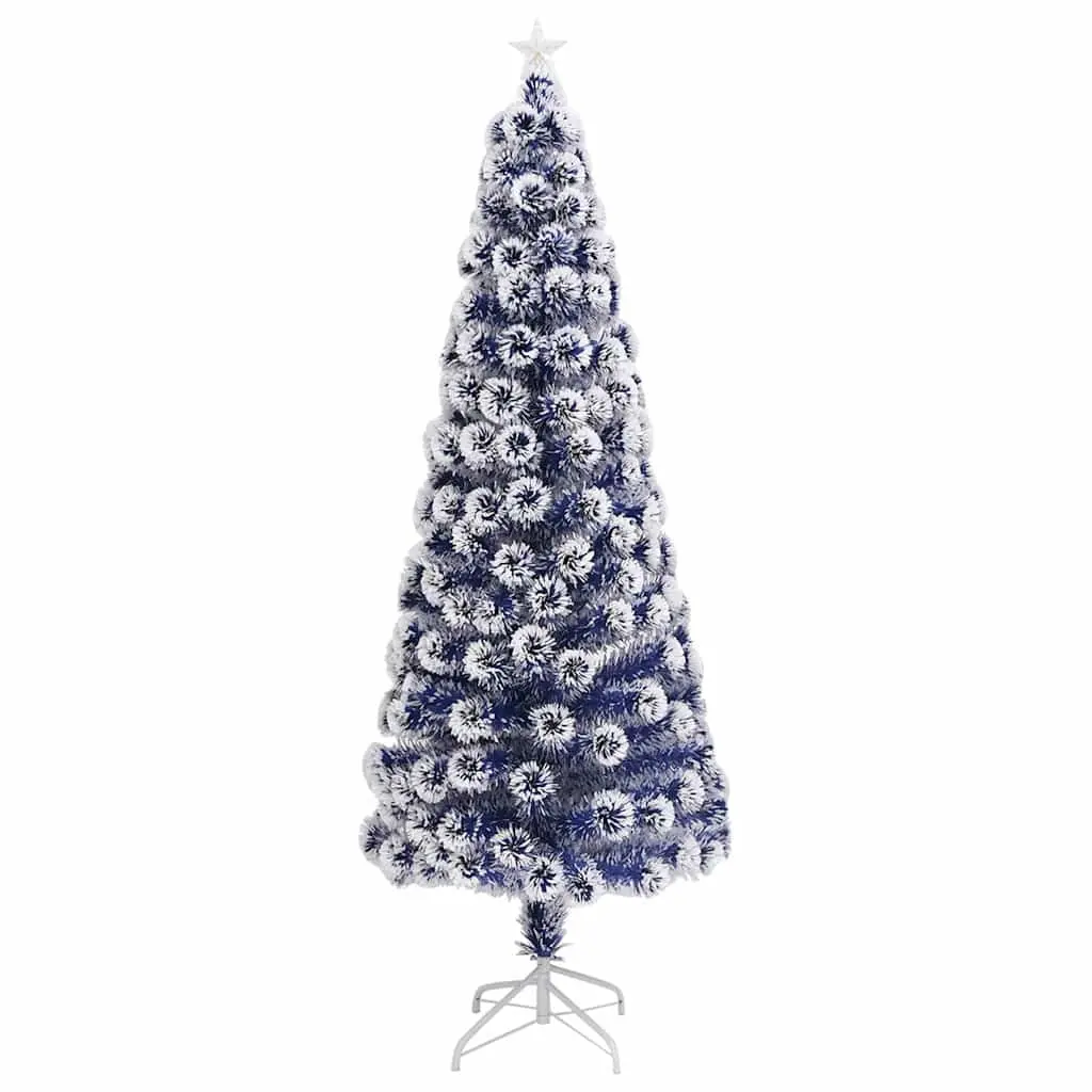 Artificial Christmas Tree LED Fibre Optic 240cm White