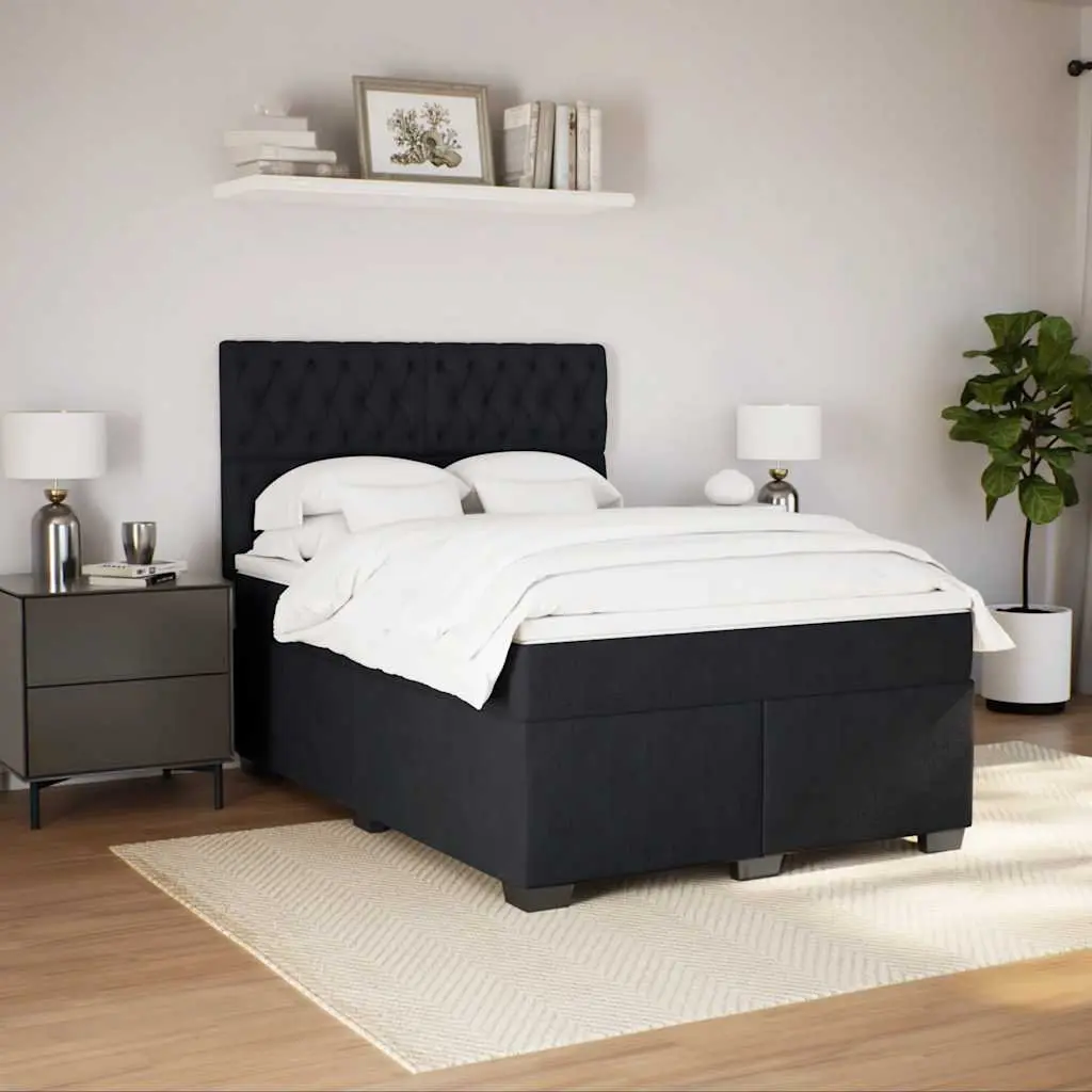 Queen Box Spring Bed with Pocket Spring Mattress