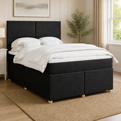 Reliable Queen Box Spring Bed with Pocket Mattress Design