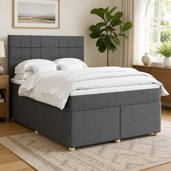 Comfortable Queen Box Spring Bed for Daily Use