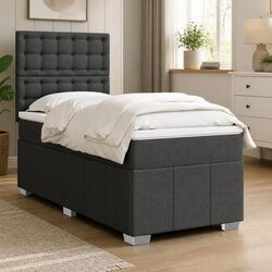 Comfortable King Single Box Spring Bed for Peaceful Sleep