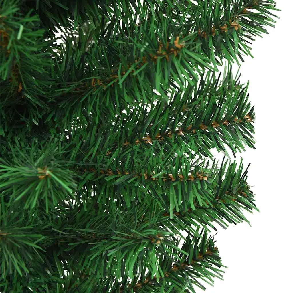 Artificial Christmas Tree Upside-Down 150cm Green Festive Holiday Decoration