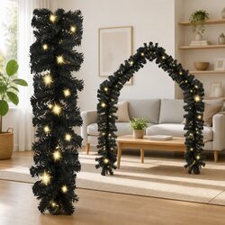 Quality Christmas Garland with 300 LED Lights Included