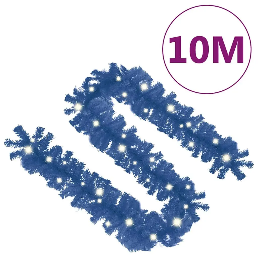 LED Christmas Garland Lights 10m Blue Decorative Holiday Lighting